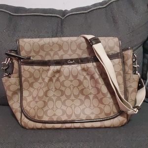 Coach messenger diaper bag